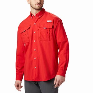 Columbia PFG Bahama™ II Långärmad Tröja Herr Röda (EAQGB8734)